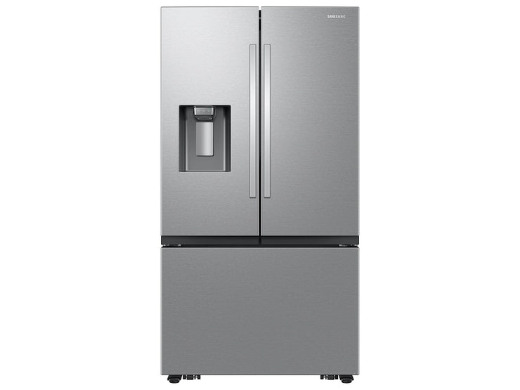 Samsung 26 cu. ft. Counter-Depth French Door Smart Refrigerator with Dual Ice – Stainless Steel – | Fully Functional | 1-Year Warranty (RF27CG5400SR/AA)