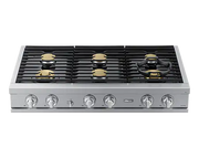 Dacor 48″ Contemporary Gas Rangetop with 6 High-Performance Burners – Stainless Steel –| Fully Functional | 1-Year Warranty (Model DTT48M876LS)