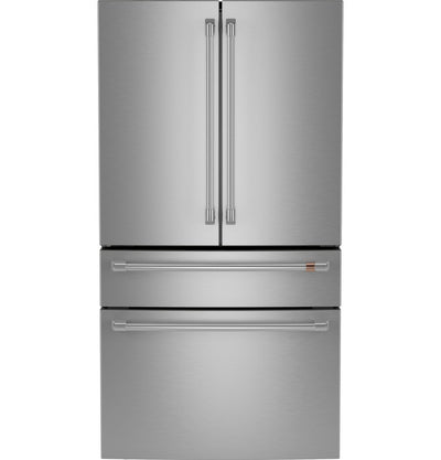 Café 28.7 Cu. Ft. 4-Door Smart French Door Refrigerator – Stainless Steel, AutoFill Pitcher, Convertible Drawer with 1-Year Warranty