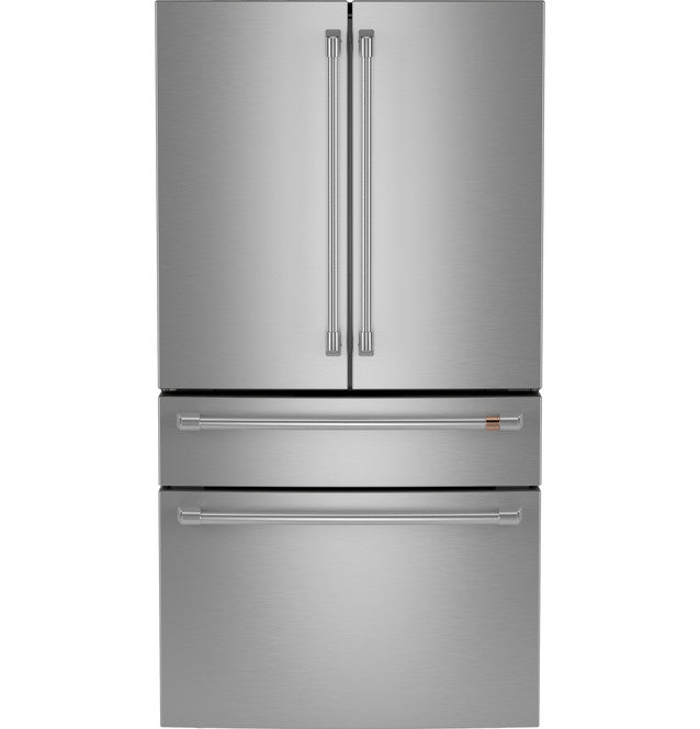 Café 28.7 Cu. Ft. 4-Door Smart French Door Refrigerator – Stainless Steel, AutoFill Pitcher, Convertible Drawer with 1-Year Warranty