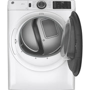 GE 7.8 Cu. Ft. High-Efficiency Gas Dryer with Sensor Dry & 10 Cycles – with 1-Year Warranty – White (Model: GFD55GSSNWW)