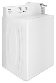 Whirlpool 7.4 Cu. Ft. Commercial Gas Dryer with High-Velocity Airflow –1-Year Warranty – White (Model: CGM2745FQ)