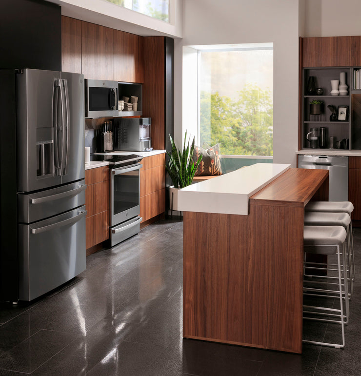 GE Profile 27.9 Cu. Ft. 4-Door French Door Smart Refrigerator with Hands-Free AutoFill - Stainless Steel with 1-Year Warranty