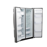 GE 25.3 Cu. Ft. Side-by-Side Stainless Steel Refrigerator with External Ice & Water Dispenser – Spacious, Stylish & Convenient with 1-Year Warranty