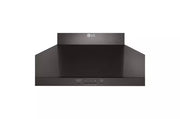 LG 30″ Convertible Wall-Mount Range Hood – PrintProof Black Stainless Steel – with 1-Year Warranty (Model: HCED3015D)
