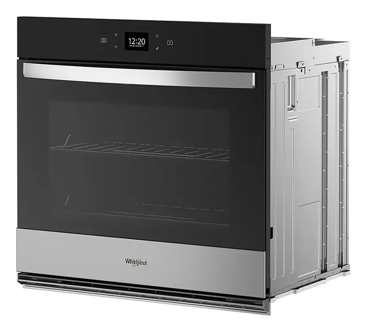 Whirlpool 30″ Built-In Single Electric Convection Wall Oven with Air Fry & Wi-Fi – Stainless Steel | 1-Year Warranty (Model WOES5030LZ)