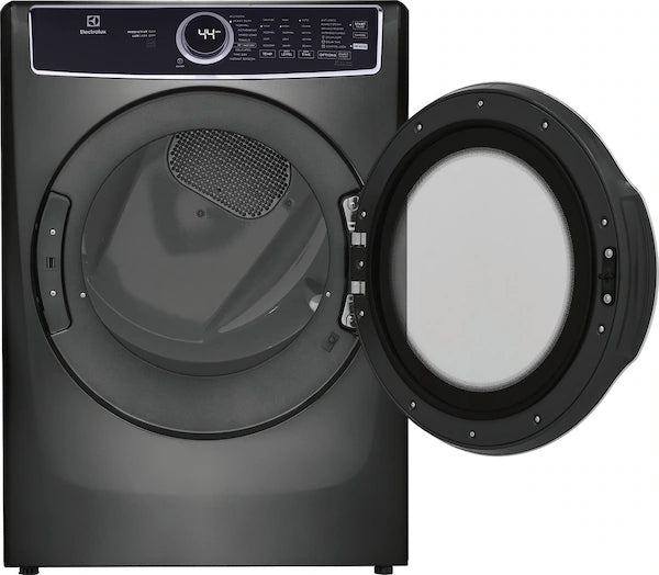 Electrolux 8.0 Cu. Ft. Stackable Electric Dryer with Steam & LuxCare Dry System – with 1-Year Warranty – Titanium (Model: ELFE7537AT)