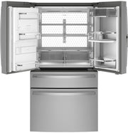 GE Profile 27.9 Cu. Ft. 4-Door French Door Smart Refrigerator with Hands-Free AutoFill - Stainless Steel with 1-Year Warranty