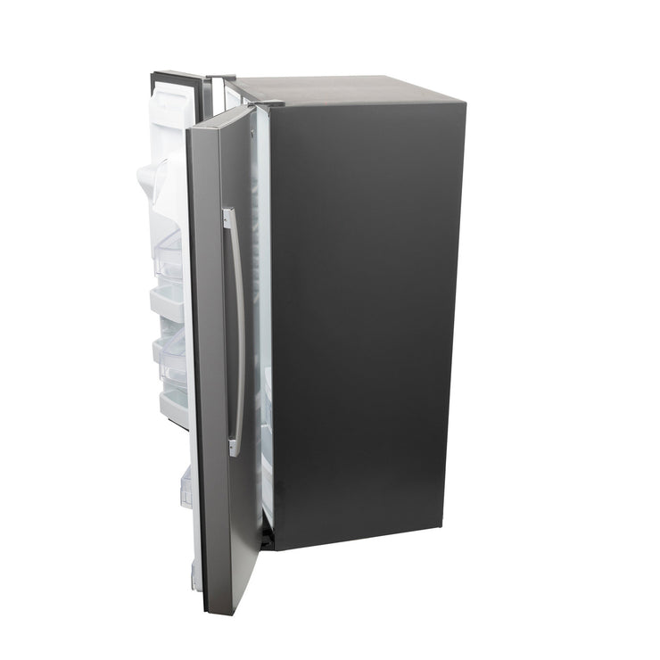 GE 25.3 Cu. Ft. Side-by-Side Stainless Steel Refrigerator with External Ice & Water Dispenser – Spacious, Stylish & Convenient with 1-Year Warranty