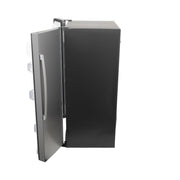 GE 25.3 Cu. Ft. Side-by-Side Stainless Steel Refrigerator with External Ice & Water Dispenser – Spacious, Stylish & Convenient with 1-Year Warranty