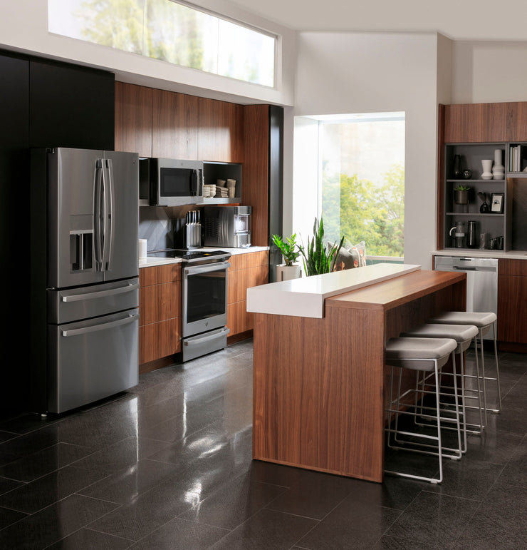 GE Profile 27.9 Cu. Ft. 4-Door French Door Smart Refrigerator with Hands-Free AutoFill - Stainless Steel with 1-Year Warranty