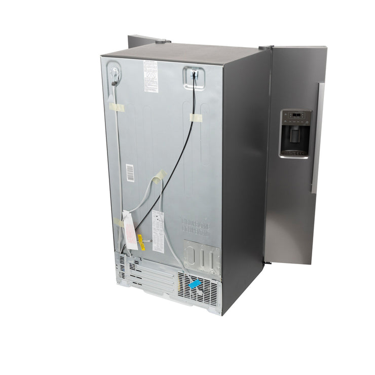GE 25.3 Cu. Ft. Side-by-Side Stainless Steel Refrigerator with External Ice & Water Dispenser – Spacious, Stylish & Convenient with 1-Year Warranty