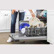 GE 24" Stainless Steel Front Control Dishwasher – Dry Boost, 59 dBA, Plastic Tub (1-Year Warranty)