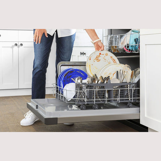 GE 24" Stainless Steel Front Control Dishwasher – Dry Boost, 59 dBA, Plastic Tub (1-Year Warranty)