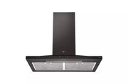 LG 30″ Convertible Wall-Mount Range Hood – PrintProof Black Stainless Steel – with 1-Year Warranty (Model: HCED3015D)