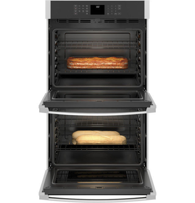 GE 30″ Built-In Double Electric Wall Oven – Stainless Steel  | Fully Functional | 1-Year Warranty (Model JTD3000SNSS)