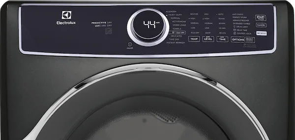 Electrolux 8.0 Cu. Ft. Stackable Electric Dryer with Steam & LuxCare Dry System – with 1-Year Warranty – Titanium (Model: ELFE7537AT)