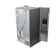 GE 25.3 Cu. Ft. Side-by-Side Stainless Steel Refrigerator with External Ice & Water Dispenser – Spacious, Stylish & Convenient with 1-Year Warranty