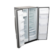 GE 25.3 Cu. Ft. Side-by-Side Stainless Steel Refrigerator with External Ice & Water Dispenser – Spacious, Stylish & Convenient with 1-Year Warranty