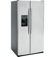 GE 25.3 Cu. Ft. Side-by-Side Stainless Steel Refrigerator with External Ice & Water Dispenser – Spacious, Stylish & Convenient with 1-Year Warranty