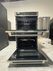 Café 30″ Built-In Double Electric Convection Wall Oven – Stainless Steel – Customizable Hardware  | Fully Functional | 1-Year Warranty (Model CTD70DP2NS1)