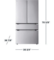 LG 29.6 cu. ft. Standard-Depth MAX 4-Door French Door Smart Refrigerator with Full-Convert Drawer – Stainless Steel | Fully Functional | 1-Year Warranty (LF30S8210S)