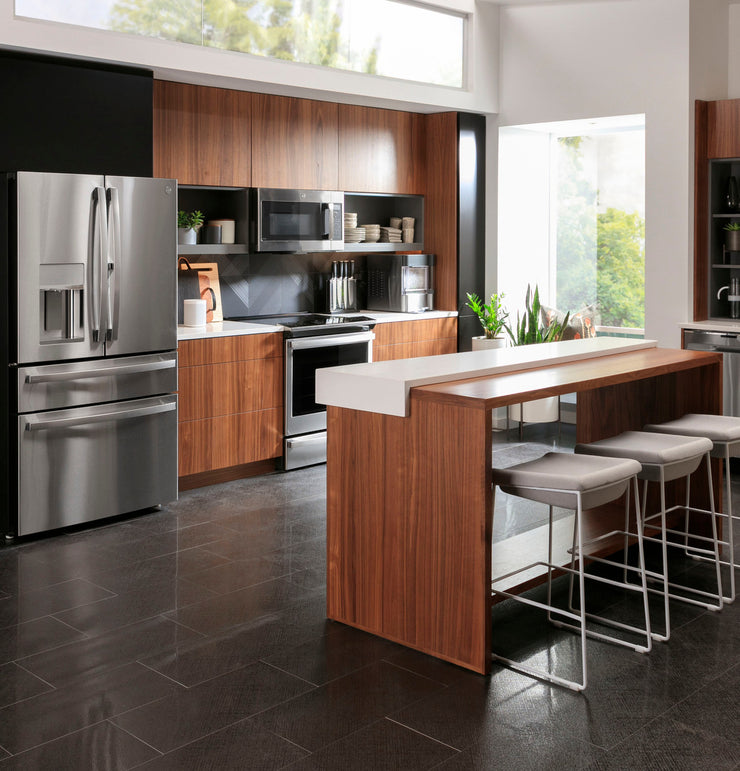 GE Profile 27.9 Cu. Ft. 4-Door French Door Smart Refrigerator with Hands-Free AutoFill - Stainless Steel with 1-Year Warranty