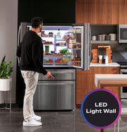 GE Profile 27.9 Cu. Ft. 4-Door French Door Smart Refrigerator with Hands-Free AutoFill - Stainless Steel with 1-Year Warranty